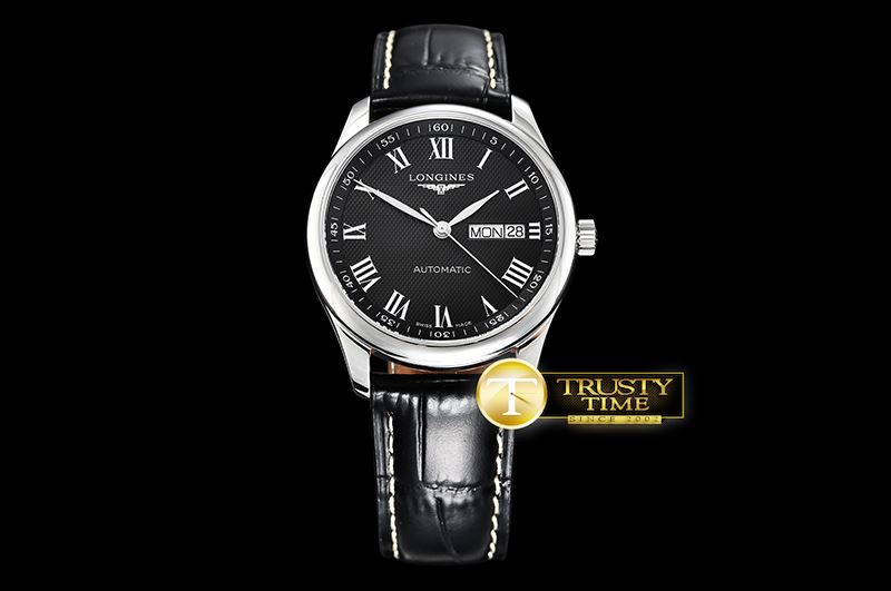 론진 Master Collection DayDate SS/LE LGF Black/Roman A2836 -LON017C