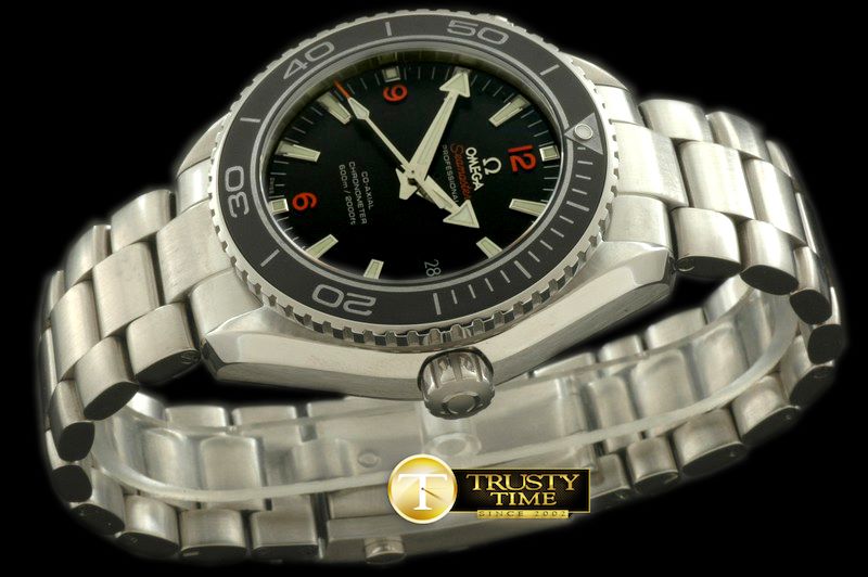 오메가 Planet Ocean 45mm Ceramic Black Swiss Eta 28242 -OMG0249