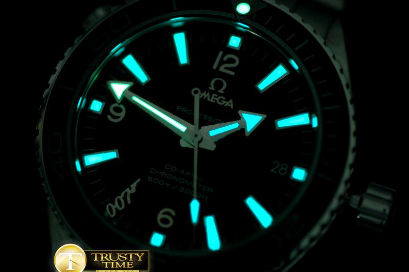 오메가 Skyfall 007 POcean Ceramic SS/SS Black -OMG0261