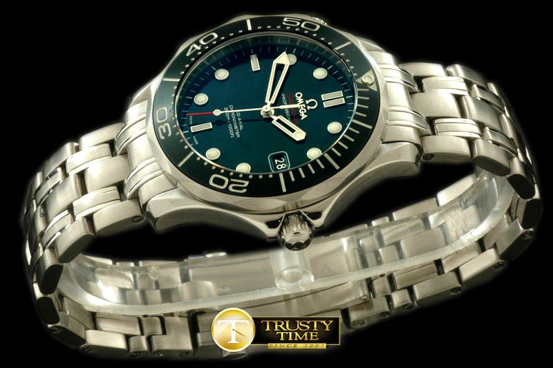 오메가 2012 Seamaster 300M Pro SS/SS Blue Swiss Eta -OMG0263