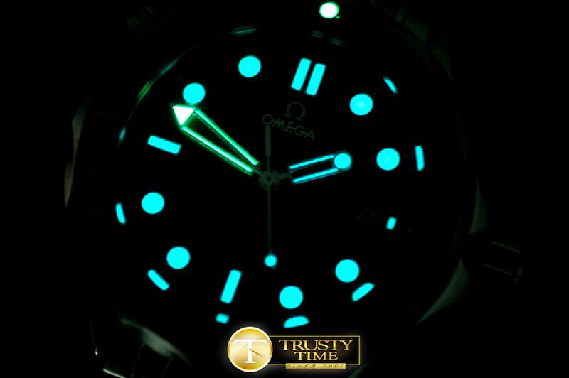 오메가 2012 Seamaster 300M Pro SS/SS Blue Swiss Eta -OMG0263