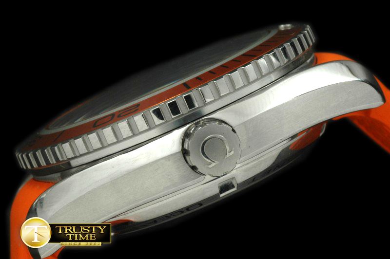 오메가 POcean Ceramic SS/RU Orange Swiss 2824 -OMG0270