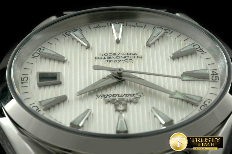 오메가 Aqua Terra Auto SS/SS White Swiss 2836 -OMG0273B