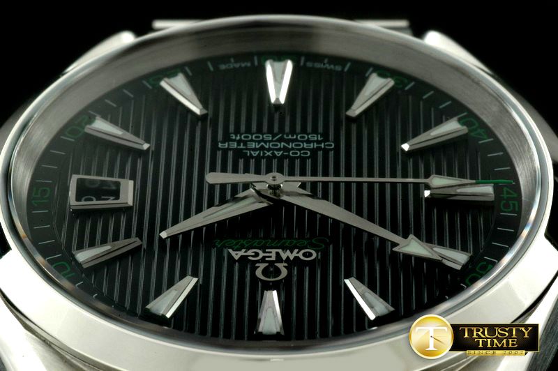 오메가 Aqua Terra Auto SS/SS Black Swiss 2836 -OMG0273C