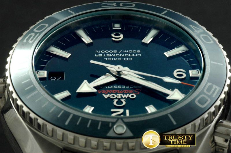 오메가 Planet Ocean Ceramic TI/TI Swiss Eta 28242 -OMG0276