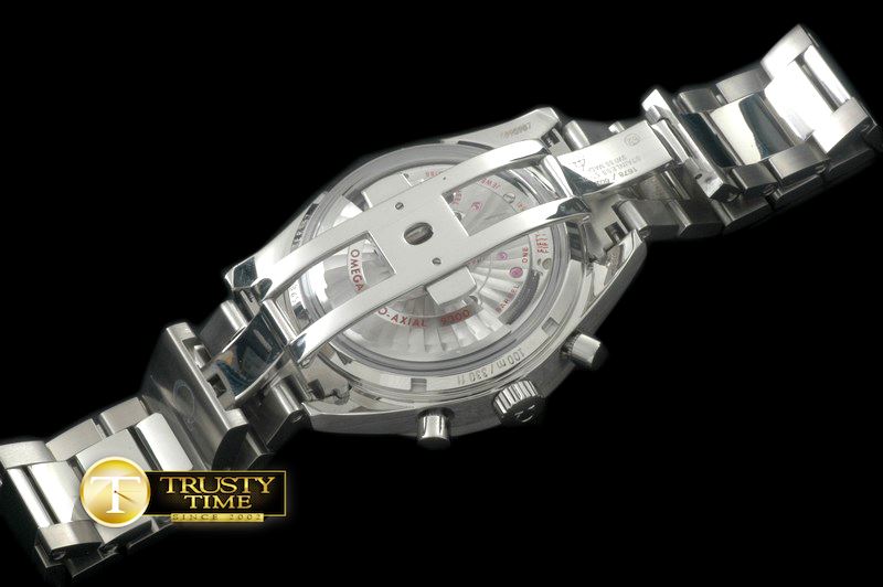 오메가 Speedmaster Broad Arrow SS/SS White Stick A7750 -OMG0370A