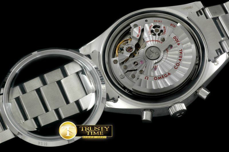 오메가 Speedmaster Broad Arrow SS/SS White Stick A7750 -OMG0370A