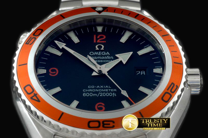 오메가 Planet Ocean 45.5 BP Ed. SS/SS A2824 -OMG0404