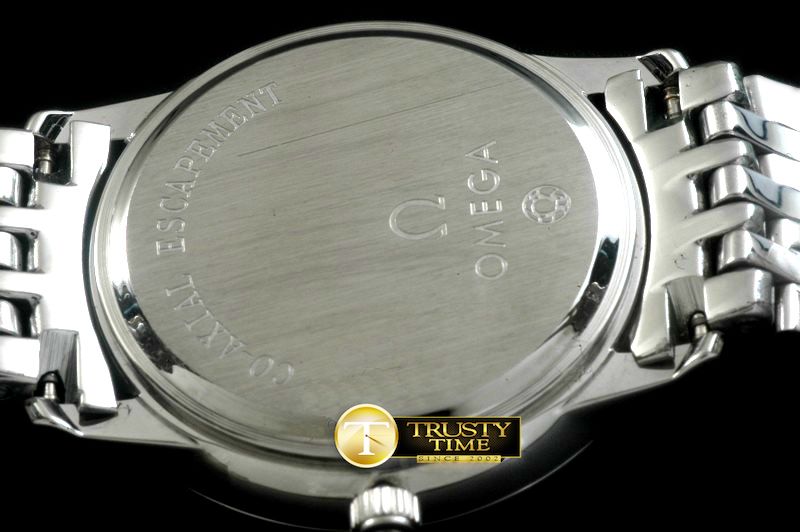 오메가 Deville Prestige SS/SS Black Jap Qtz -OMG0425