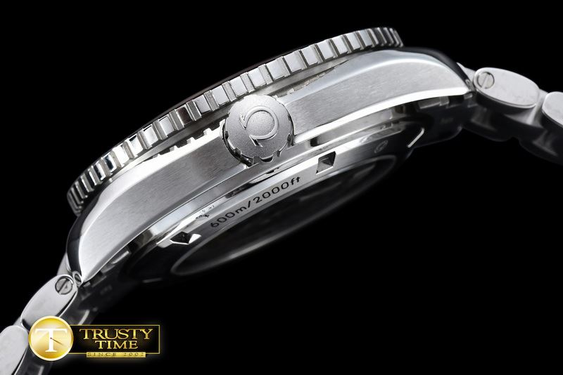 오메가 Planet Ocean 42mm Blk SS/SS Noob Asia 2824 Mod 850 -OMG0443B
