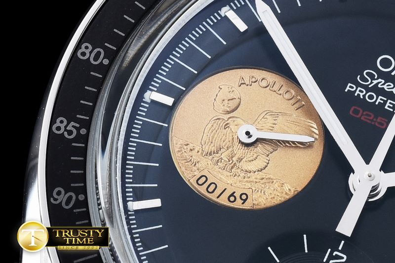 오메가 Apollo 11 Speedmaster SS/SS Black Asia Venus 75 -OMG0452A