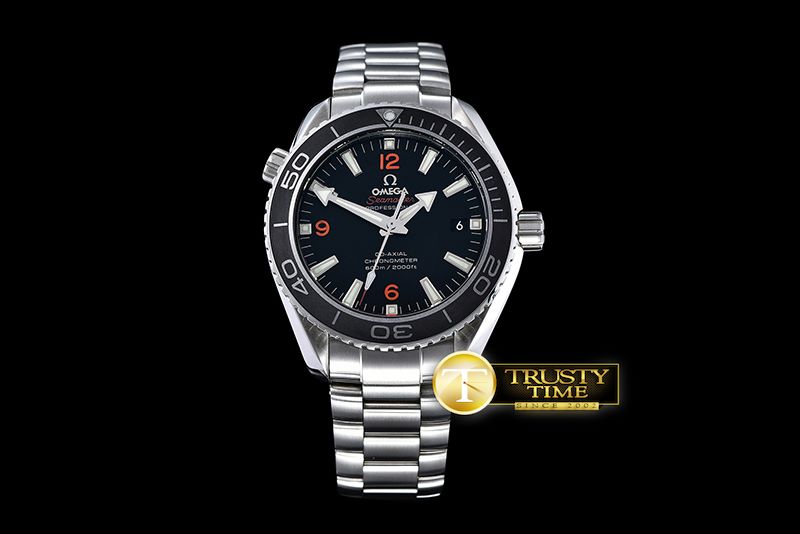 오메가 Planet Ocean Ceramic 42mm SS/SS Blk BP Asia 2824 -OMG0455D