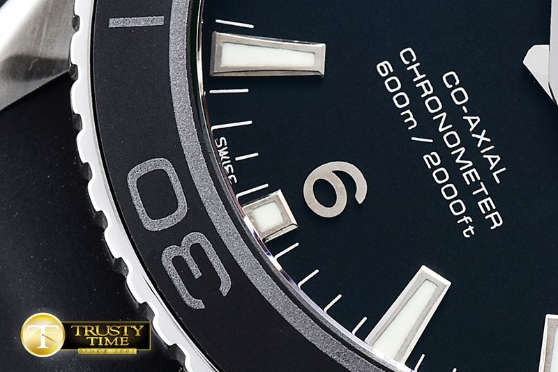 오메가 Planet Ocean Ceramic 42mm SS/RU Blk BP Asia 2824 -OMG0456A