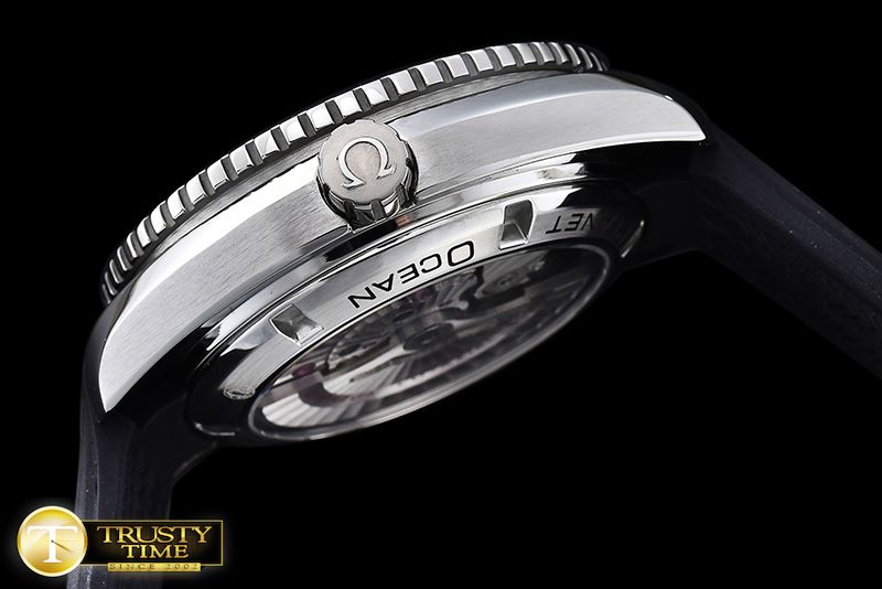 오메가 Planet Ocean 45mm SS/RU Blk Bez SS BP A2824 Mod 8500 -OMG0461F