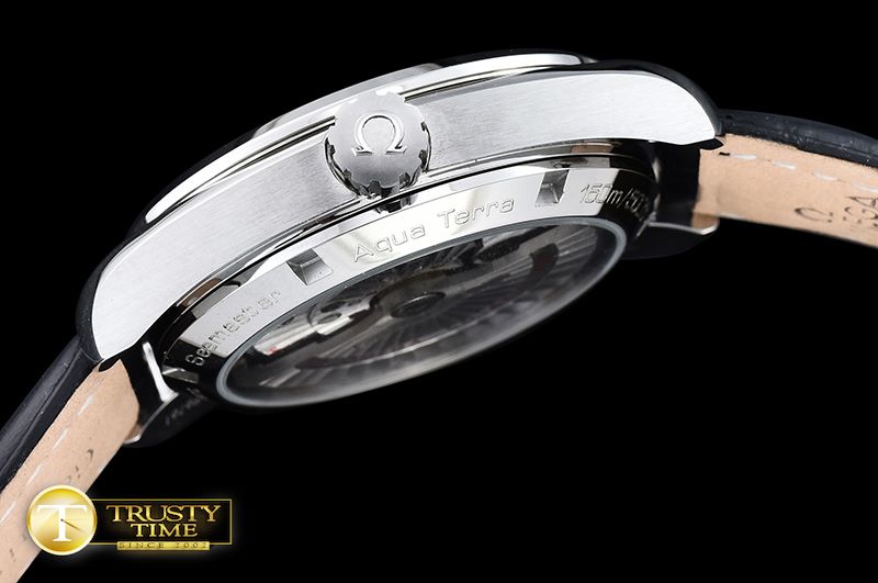 오메가 Aqua Terra 38mm SS/LE Black A2836 Mod8500 JHF -OMG0464D