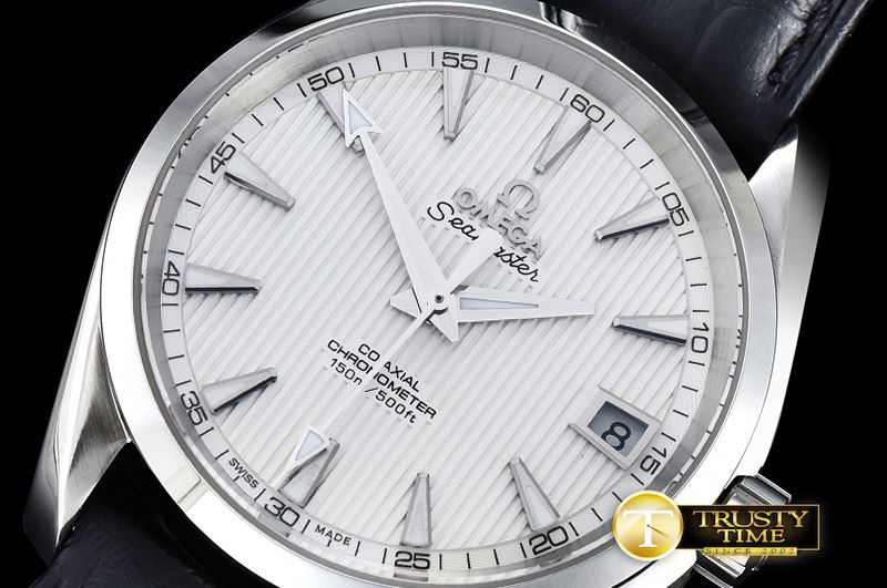 오메가 Aqua Terra 38mm SS/LE2 White A2836 Mod8500 JHF -OMG0464E