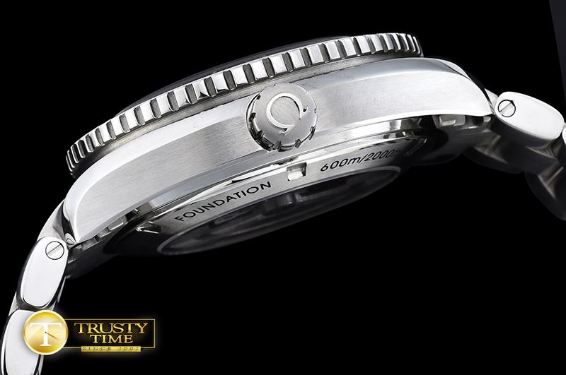 오메가 Basel 2016 POcean GMT SS/SS Black BP A2836 Mod8605 -OMG0478A