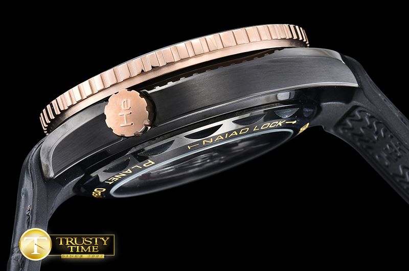 오메가 Planet Ocean GMT Deep Black Sedna PVD/LE A5833 Mod -OMG0487A