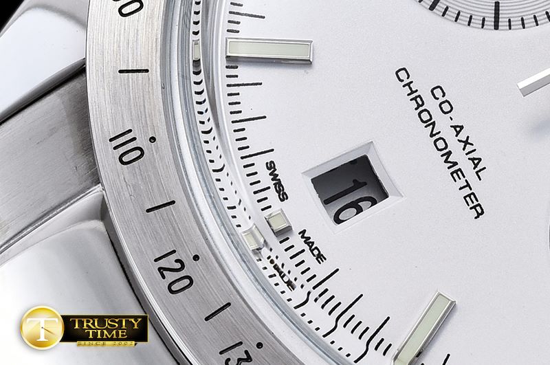 오메가 SpeedMaster '57 SS/SS White JHF Asia 7750 Mod 9300 -OMG0495C