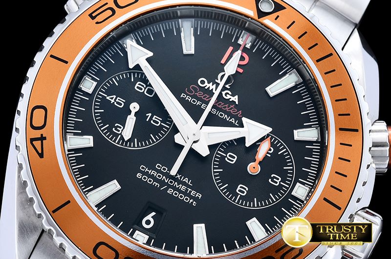 오메가 Planet Ocean 45mm Chrono SS/SS Org BP A7750 Mod9300 -OMG0499A
