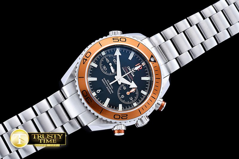 오메가 Planet Ocean 45mm Chrono SS/SS Org BP A7750 Mod9300 -OMG0499A