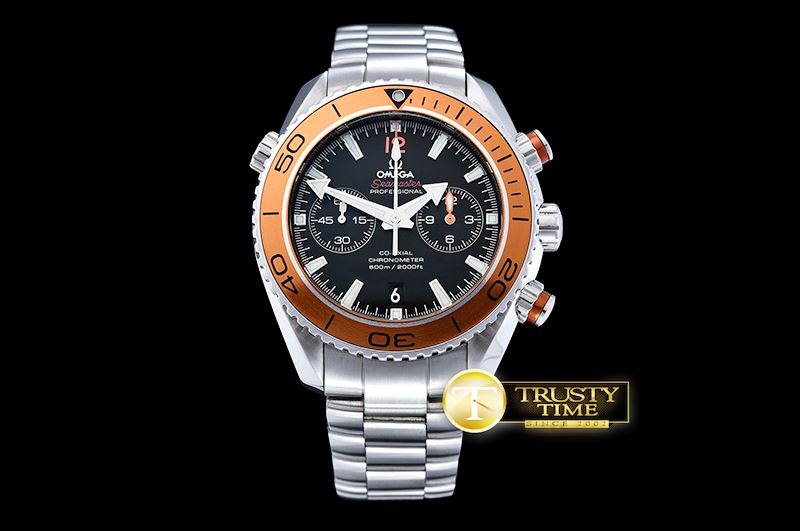 오메가 Planet Ocean 45mm Chrono SS/SS Org BP A7750 Mod9300 -OMG0499A