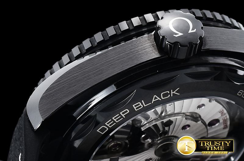 오메가 Planet Ocean 45.5mm Deep Black CER/NY Blk VSF Asia 8906 -OMG0584