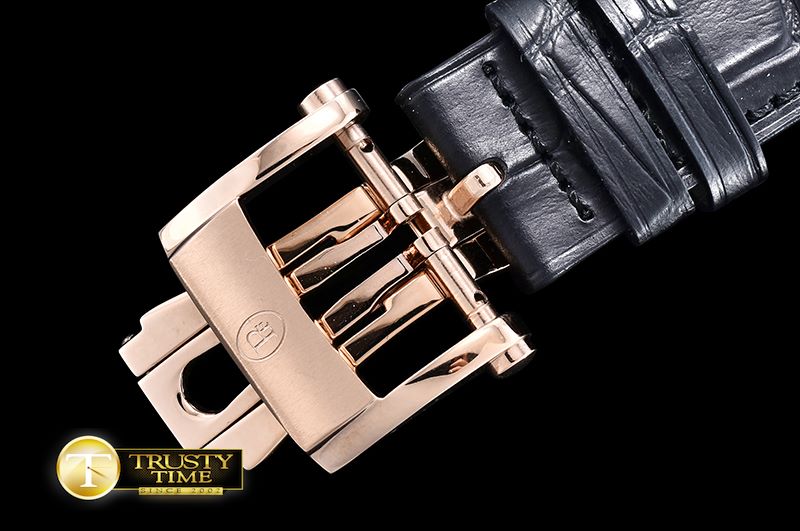 파르미지아니 Parmigiani Tonda 42 Tourbillon RG/LE Black Tourbillon -PAR014B