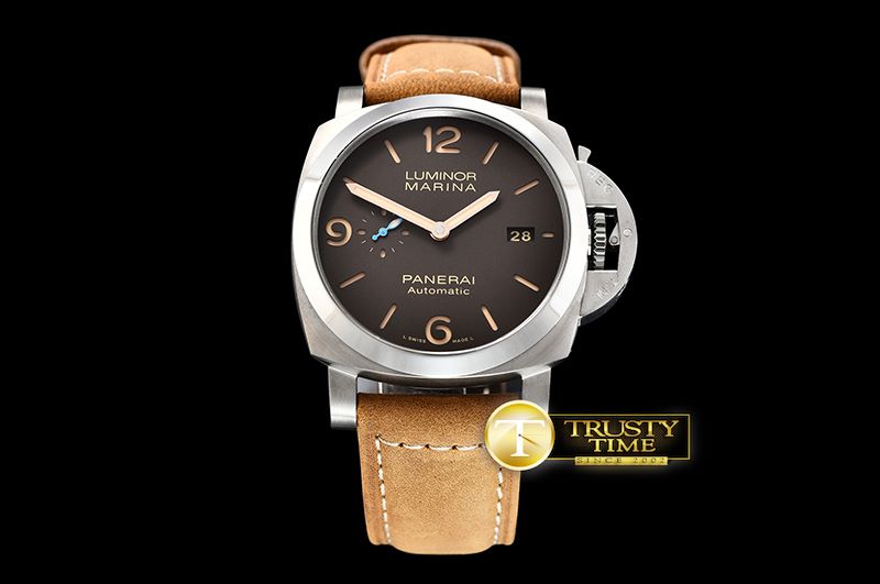 파네라이 PAM1351 Lum. Marina 3 Days TI/LE Brown ZF P9010 Mod -PN1351TLE