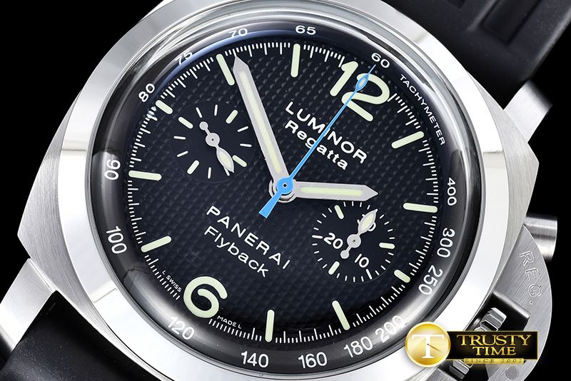 파네라이 PAM253 Luminor Regatta Flyback SS/RU Black HF A7750 -PN253IRU