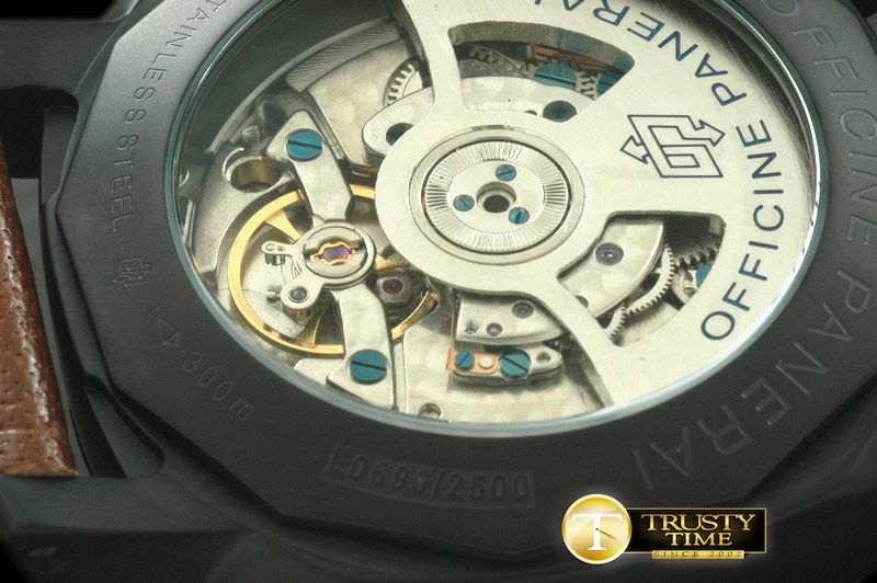 파네라이 Pam 335 1950 10 Days GMT PVD/LE Black Asian 23J -PN335LE