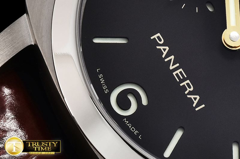 파네라이 PAM351 Q Lum. Marina 3 Days TI/LE Brown VSF P9000 Mod -PN351QLE1