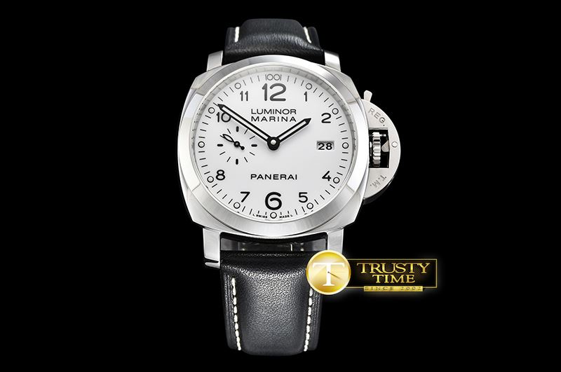 파네라이 PAM499Q 1950 3 Days Auto SS/LE White VSF P9000 Mod -PN499QLE4