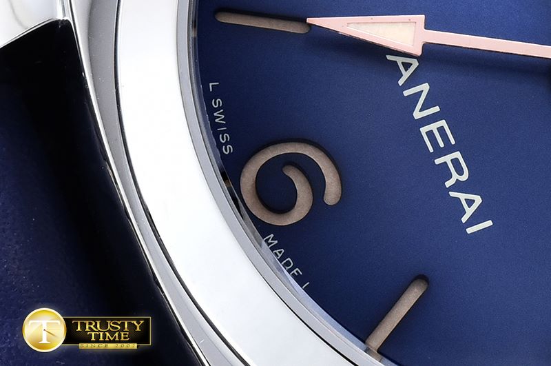 파네라이 PAM688 Lum. 1950 3 Days GMT SS/LE Blue VSF P9001 Mod -PN688LE1