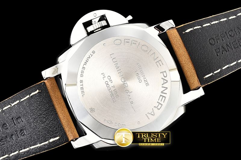 파네라이 PAM904 Luminor Due 42 Date SS/LE Grey VSF Asia XXXIV -PN904LE