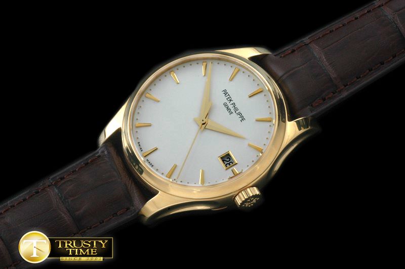 파텍필립 5227 Calatrava Auto YG/LE -PP0168