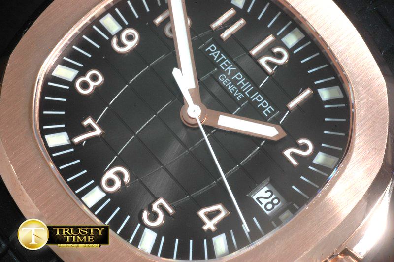 파텍필립 Aquanaut Jumbo Black V3 Auto RG/RU Miyota 9015 -PP0184A