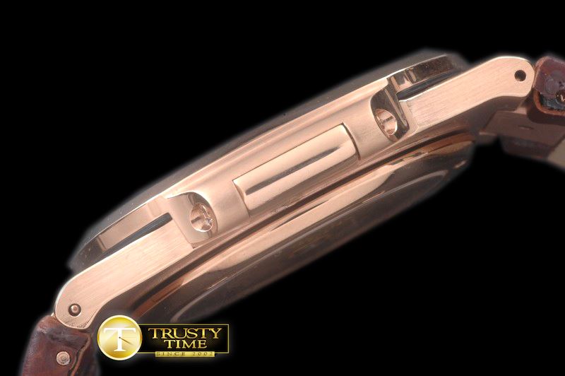 파텍필립 Nautilis Jumbo RG/LE Brown BP Miyota 9015 -PP0186