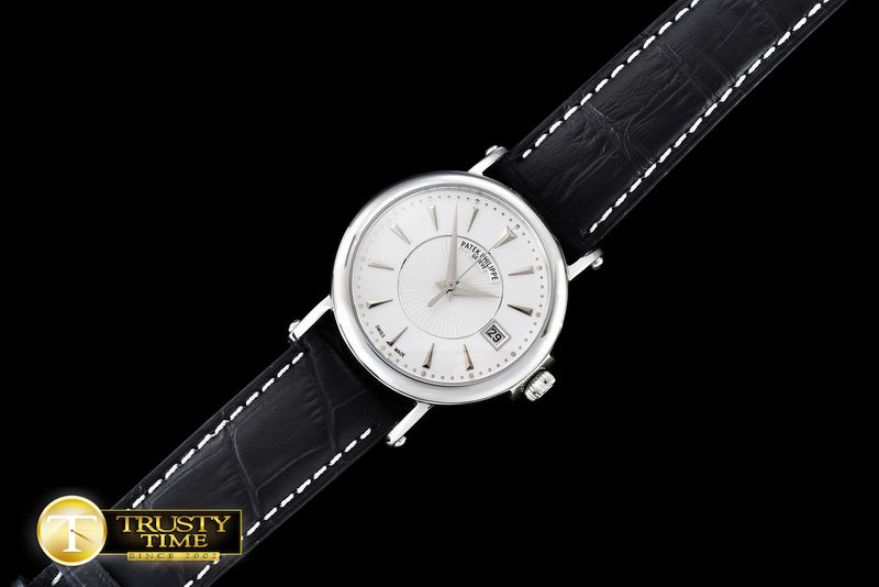 파텍필립 5153 Calatrava SS/LE White Jap Miyota 9015 -PP0191A