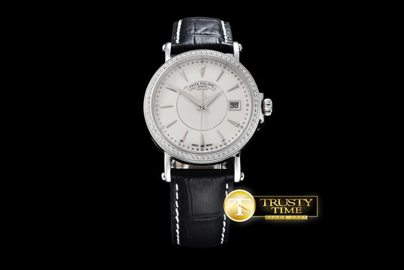 파텍필립 5153 Calatrava SS/LE White Jap Miyota 9015 -PP0191B