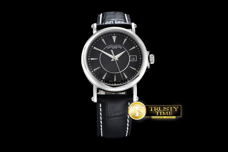 파텍필립 5153 Calatrava SS/LE Black Jap Miyota 9015 -PP0191D