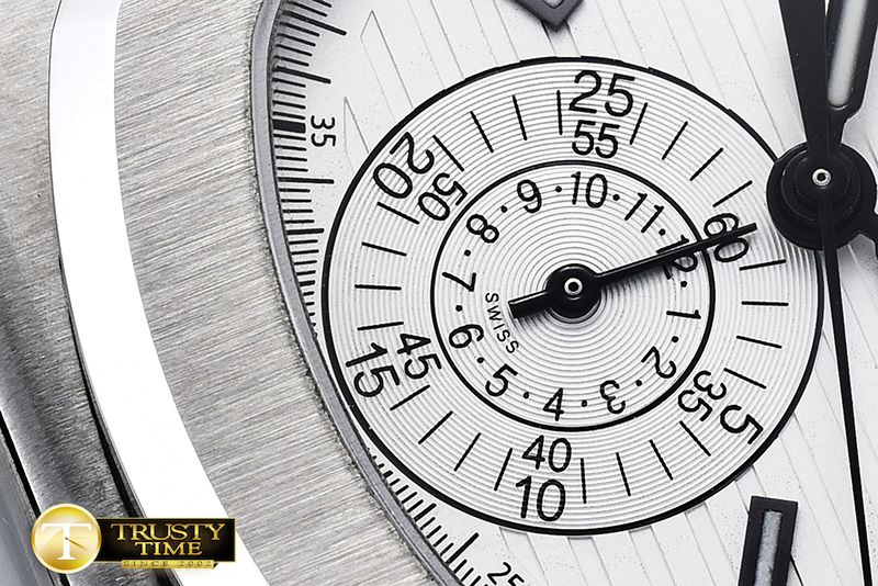 파텍필립 5980 Nautilis Chrono SS/LE White BP A7750 -PP0201C
