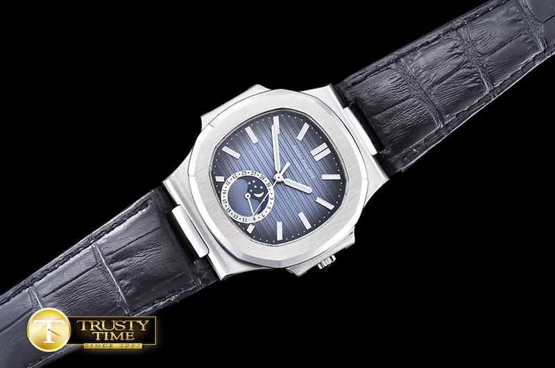 파텍필립 Nautilus MoonPhase SS/LE Blue MY9015 -PP0211A