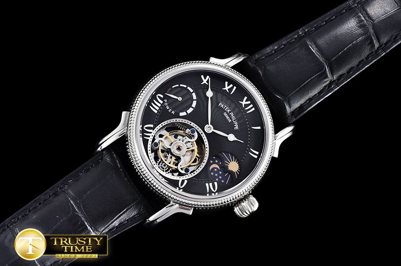 파텍필립 MoonPhase Day/Ngt PR SS/LE BlackAsia HW Tourbillon -PP0254B