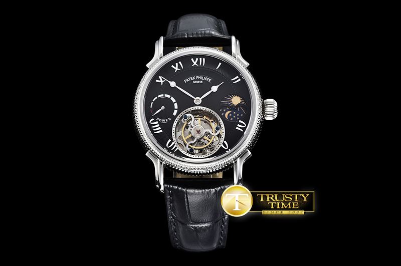 파텍필립 MoonPhase Day/Ngt PR SS/LE BlackAsia HW Tourbillon -PP0254B