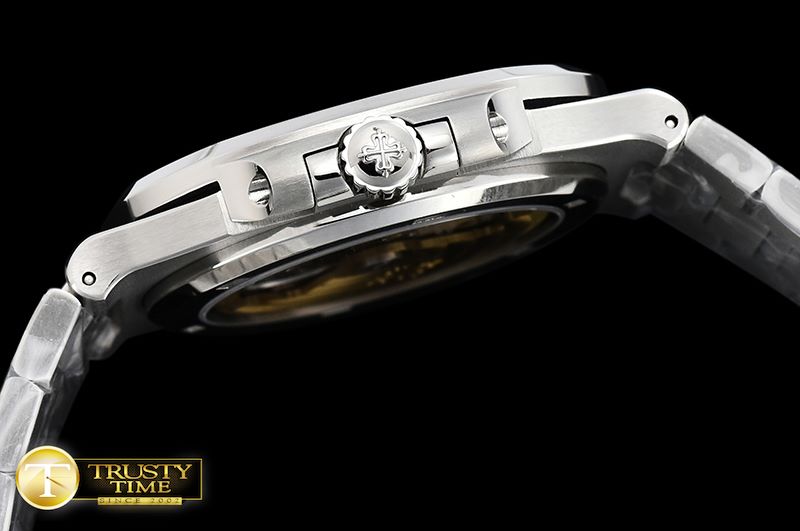 파텍필립 Nautilus Mens 40mm SS/SS White Stk PF Miyota 9015 Mod -PP0260