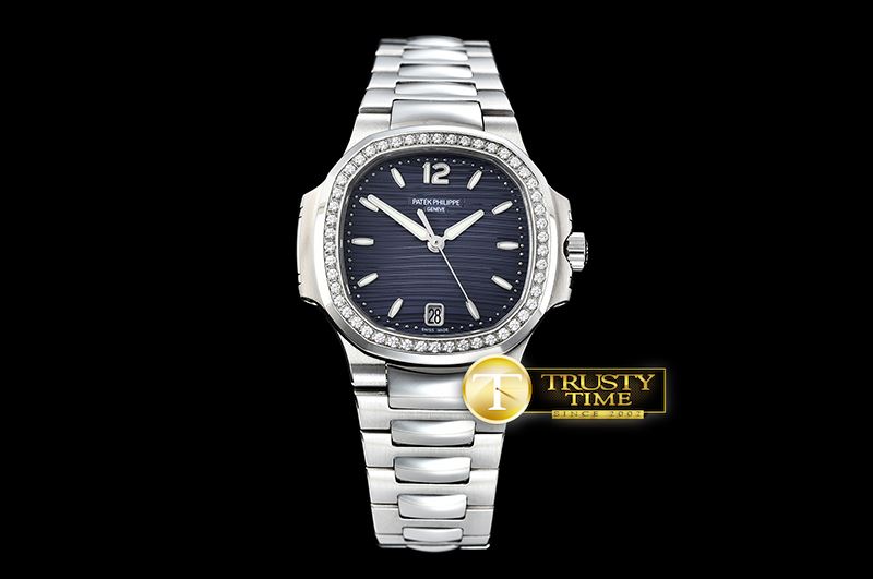 파텍필립 Patek Nautilus 33mm Diam SS/SS Blue PF Miyota 9015 -PP0271C
