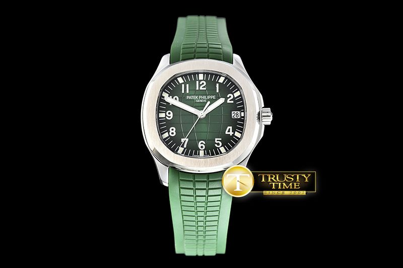 파텍필립 Aquanaut Ref.5167 SS/RU Green/Num MPF Miyota 9015 Mod -PP0275