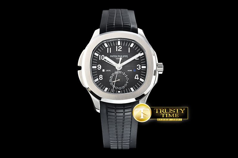 파텍필립 Travel Time Aquanaut 5164A SS/RU Black Asia 23J Mod -PP0279B