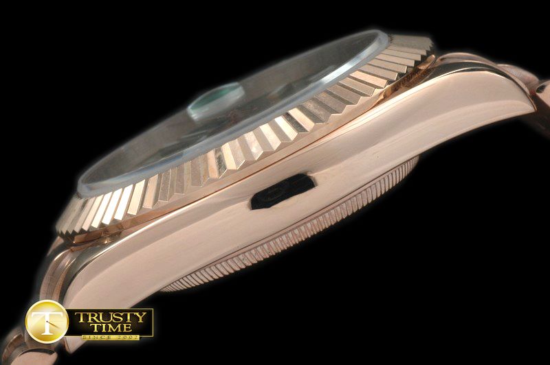 롤렉스 President/Fluted RG Green Sticks Asian Clone 2836 -R2DD0193A